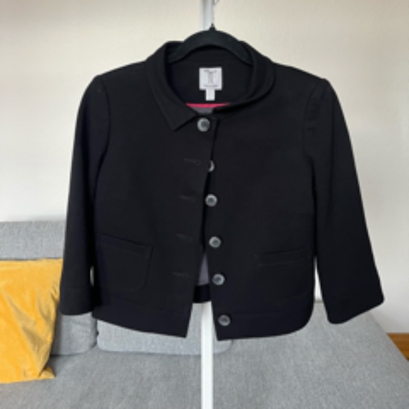 Tristan short black blazer / jacket - Picture 1 of 13